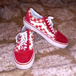 Old school Red and white checkered vans